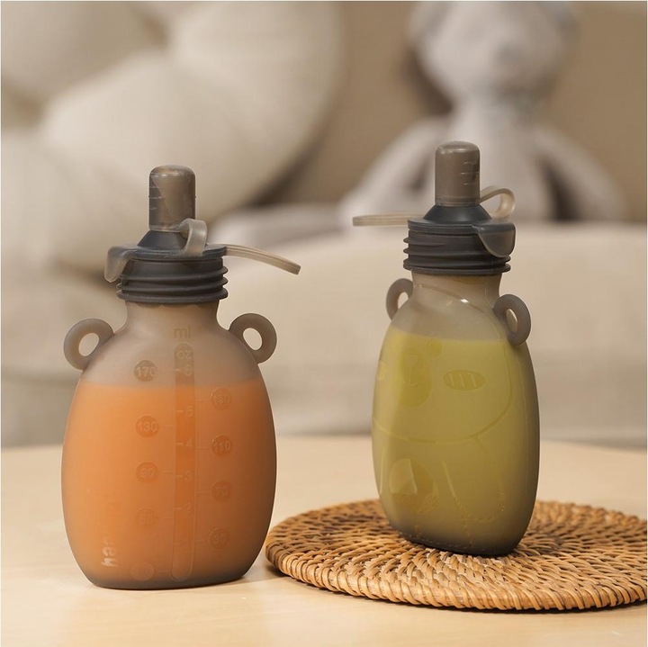 Produktbild Haakaa Quetschies Happy Bear 2er Set