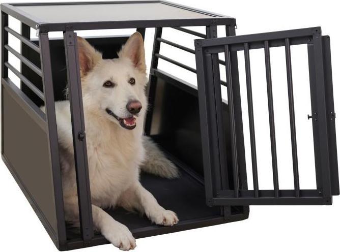 Image du produit Kerbl Box de transport pour chiens Vacation Alu Simple porte Medium (Chien, Fermeture de sécurité)