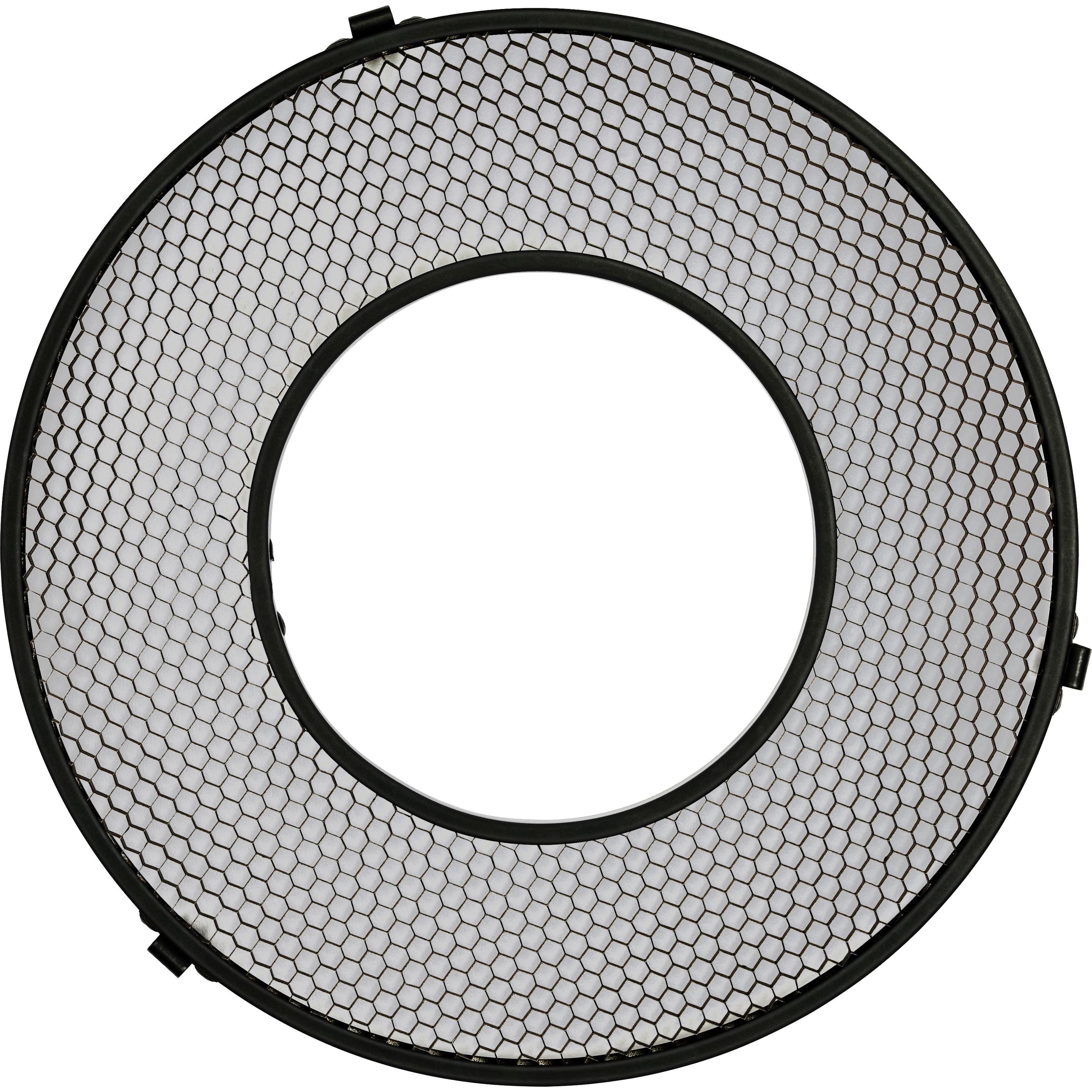 Godox Griglia per riflettore flash ad anello R1200 20 gradi 4,5mm (Testa flash), Flash da studio, Nero