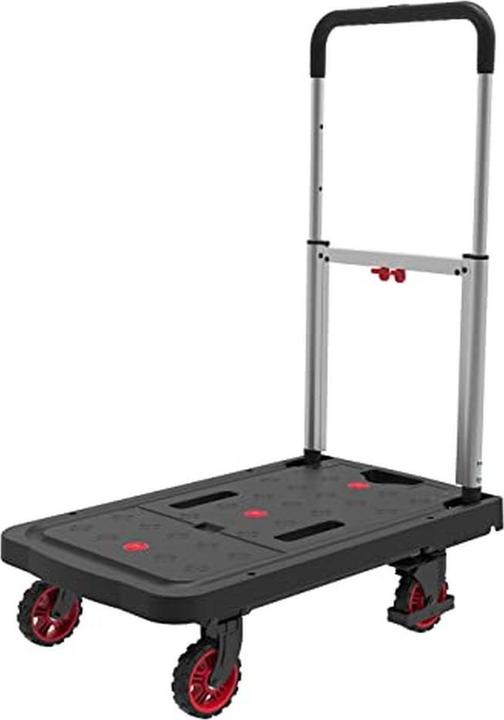 Image du produit pavo Chariot à plate-forme, plate-forme en plastique, capacité de charge : 150 kg (150 kg)