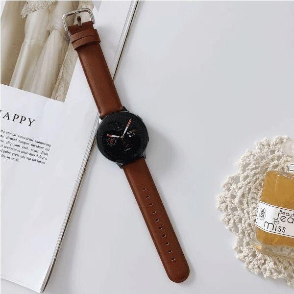 Actual product image Beline pasek Watch 22mm Elegance brazowybrown (22 mm, ecological leather, Plastic)