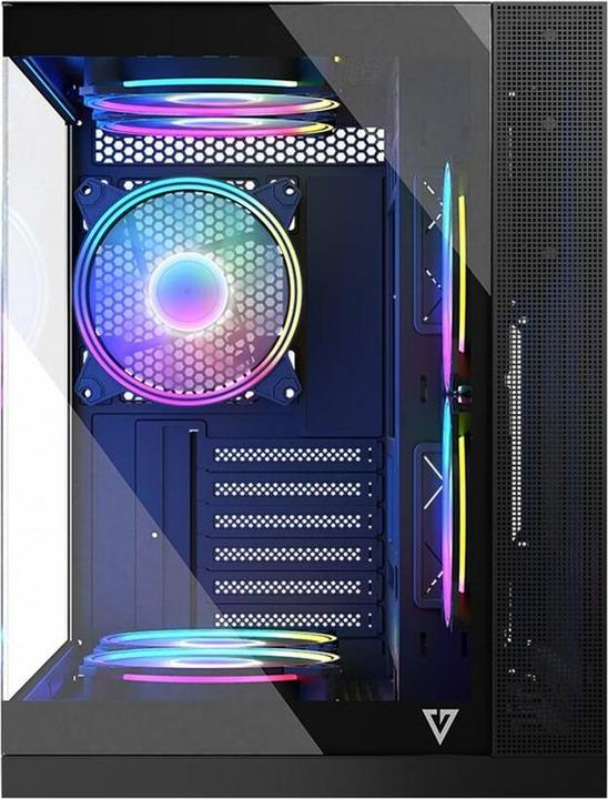 Immagine prodotto Modecom Obudowa Vulcano Panorama Apex ARGB 5F (AT-PANORAMA-5F-ARGB-10-000000-0002) (ATX, mATX, Mini-ITX)