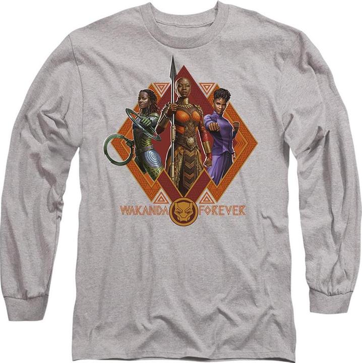 Actual product image Black Panther: Wakanda Forever Unisex Adult Shuri Okoye Nakia T-Shirt (XXL)