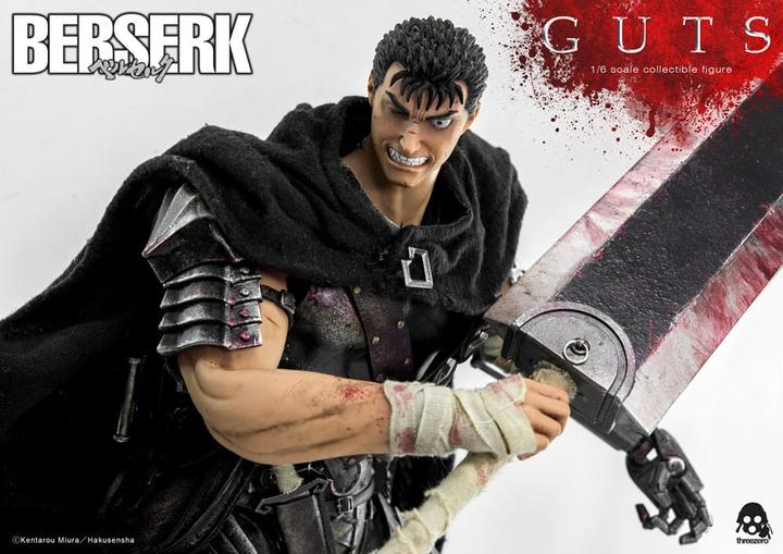 Actual product image ThreeZero Berserk figurine 1/6 Guts (Black Swordsman) 32 cm