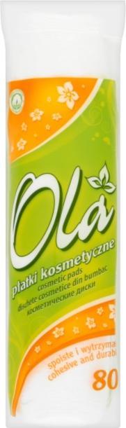 Actual product image OLA Oval Cosmetic Pads 60 Count