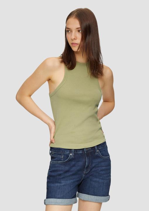 Immagine prodotto S.Oliver T-Shirt Slim-Fit-Tanktop aus Rippware im Vintage-Look (M)