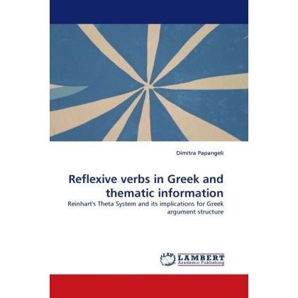 Reflexive verbs in Greek and thematic information, Fachbücher