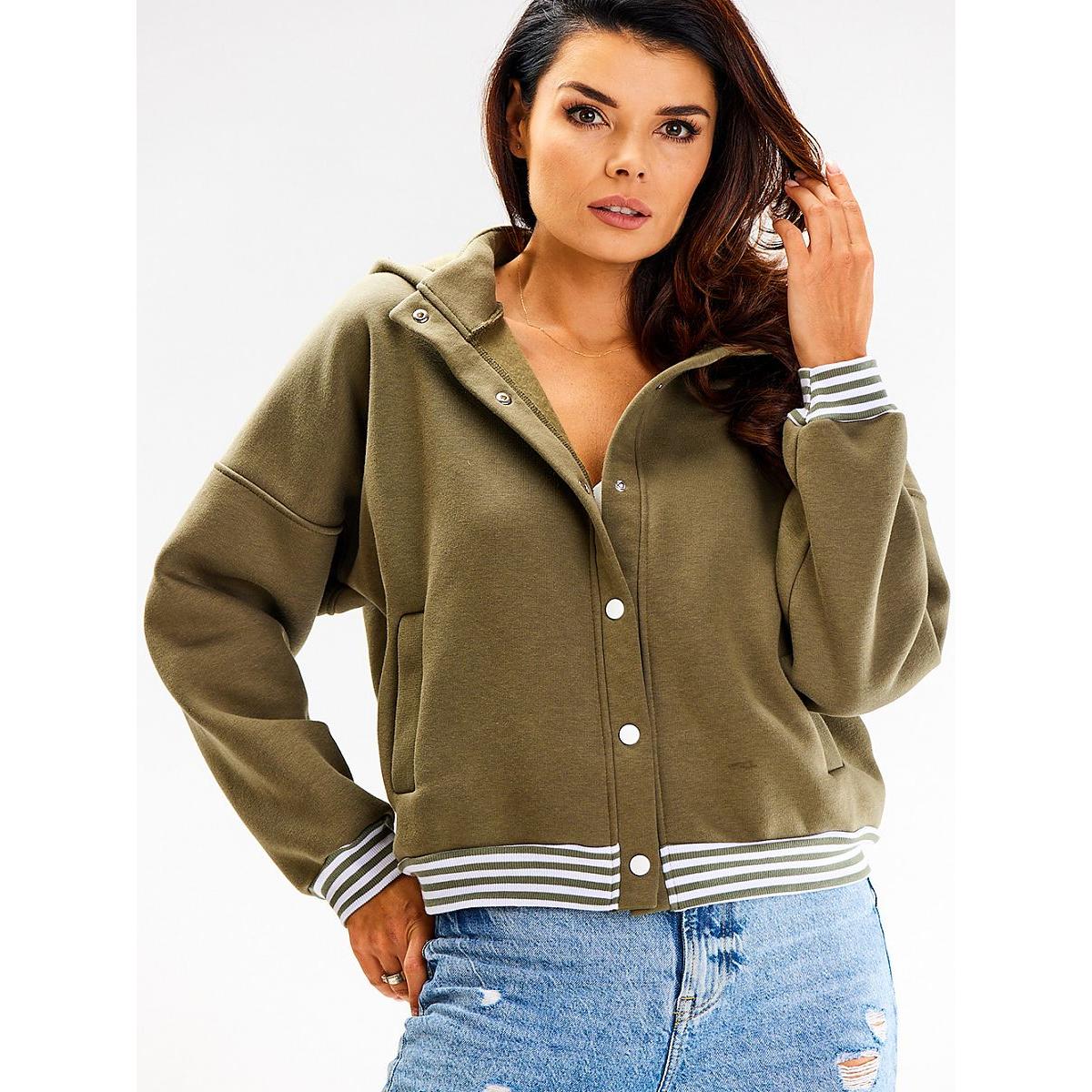 Awama, Damen, Pullover, Sweater, Grün, (M)