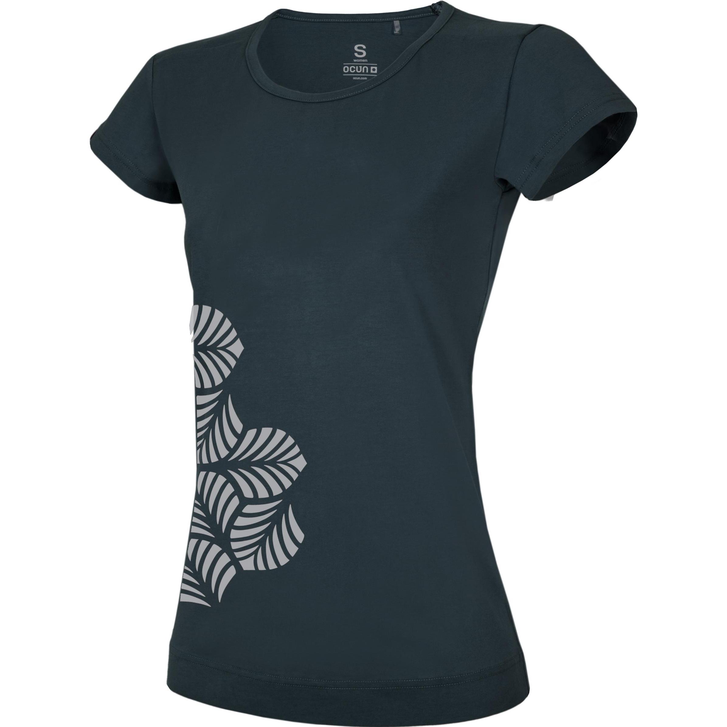 Ocun, Damen, Shirt, Women's Classic T Leafs, Schwarz, (S)