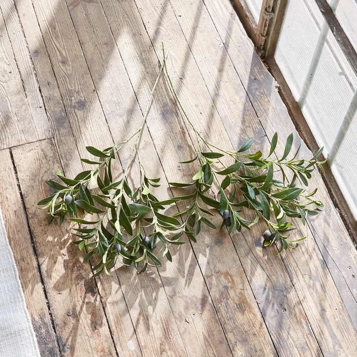 Produktbild Loberon Deko-olivenzweig 2er Set Olives (86 cm)