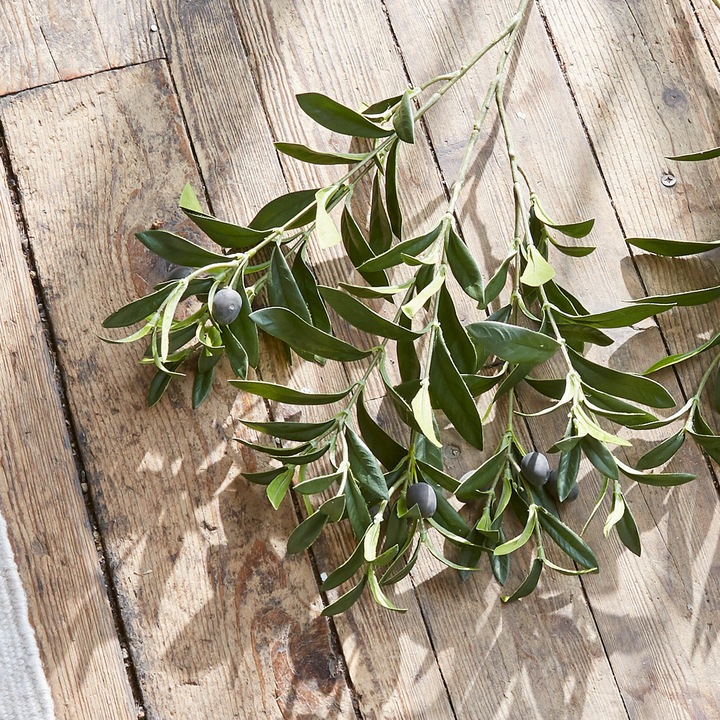 Produktbild Loberon Deko-olivenzweig 2er Set Olives (86 cm)
