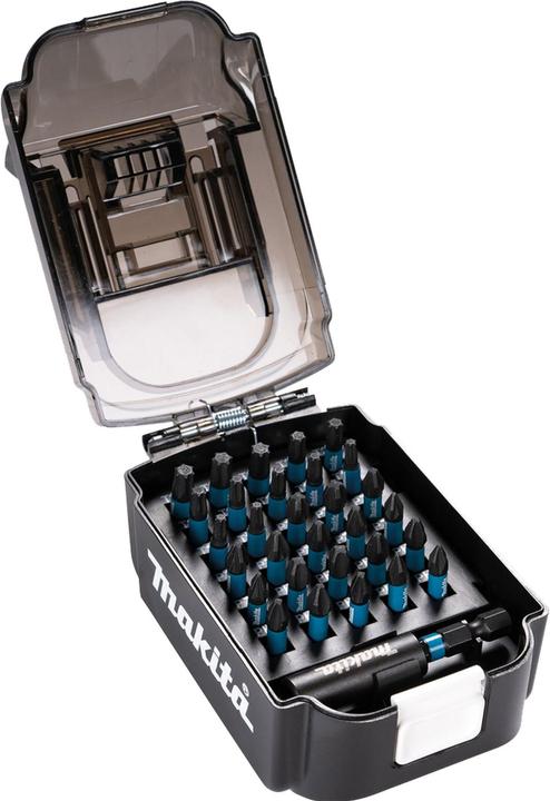 Actual product image Makita E-03090 Display 12x Impact Black Bit Set 31 parts