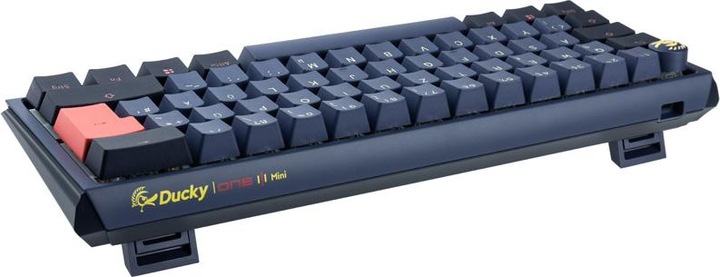 Image du produit Ducky One 3 Cosmic Blue Mini Gaming Keyboard, RGB LED - MX-Red (DE, Filaire)