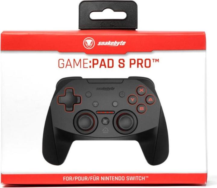 Actual product image Snakebyte Nintendo Switch Game Pad Pro wireless (NSW) - black (Switch)
