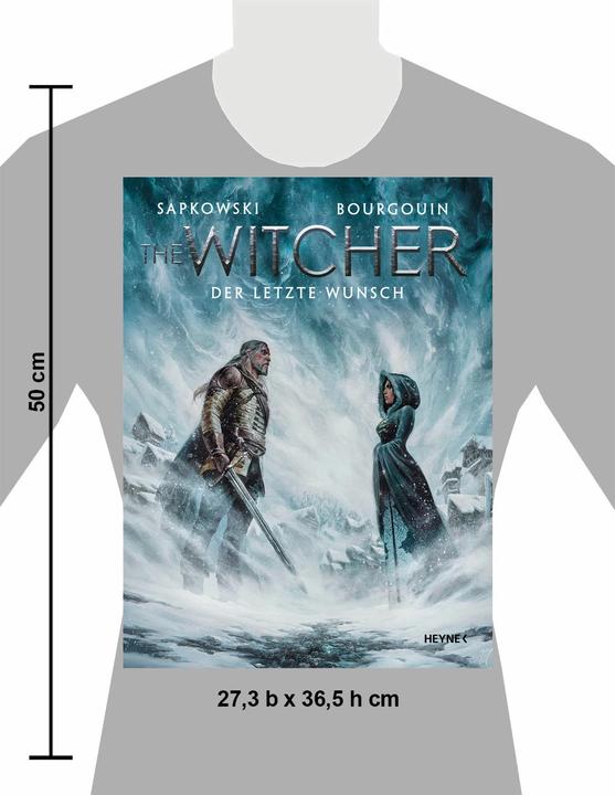 Actual product image The Witcher Illustrated – Der letzte Wunsch (German, Andrzej Sapkowski, Erik Simon, Mikaël Bourgouin, 2022)