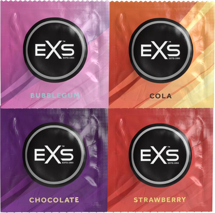 Actual product image EXS Condoms Mixed Flavoured 12 pack (12 pcs.)