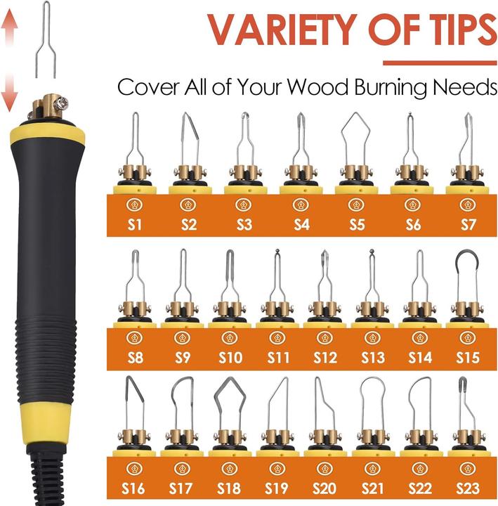 Image du produit Seaan Pyrography Machine, kit de combustion du bois amélioré