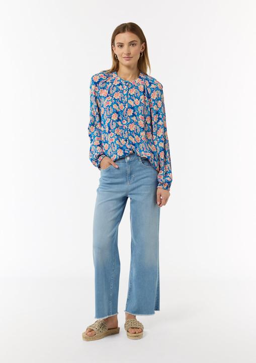 Produktbild Comma Bluse Langarmbluse mit All-over-Print (38)