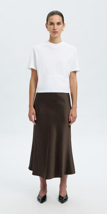 Actual product image Selected Femme Slflena Hw Midi Skirt Noos (40)