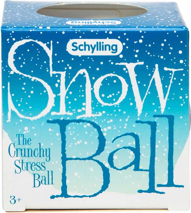 Actual product image NeeDoh Schylling Snow Ball Crunch Stress ball