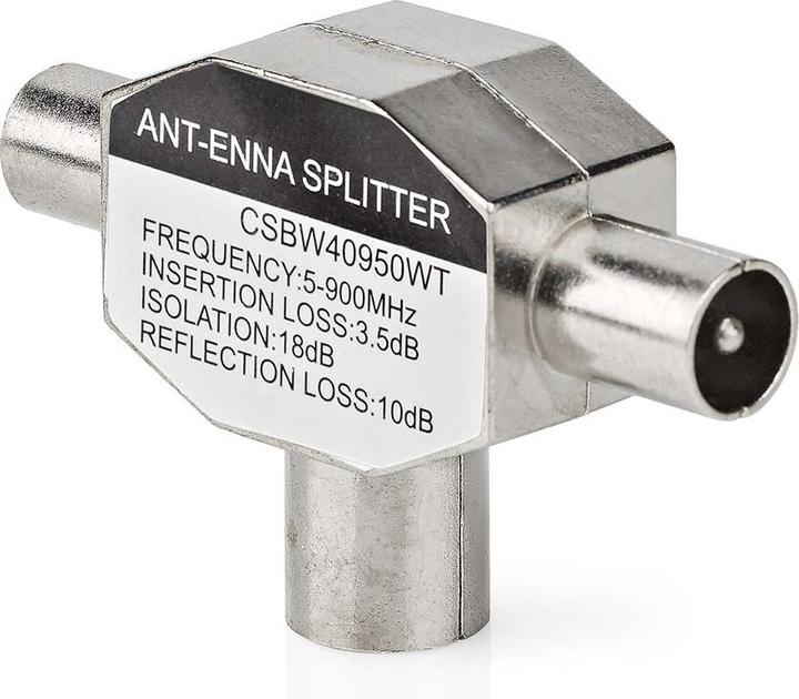 Nedis Koaxial-Adapter 2X IEC (C oaxial) Stecker - IEC (Coax (Stecker und Verbinder)