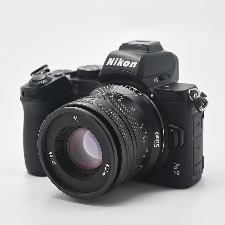 Productafbeelding AstrHori Full Frame 50mm F2.0 met Nikon Z-vatting (zwart) (Nikon Z, Volledig formaat)
