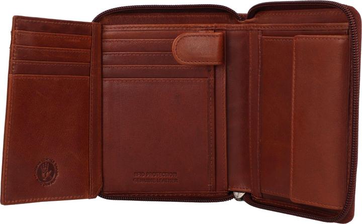 Actual product image Greenburry Vintage Geldbörse RFID Schutz Leder 12.5 cm