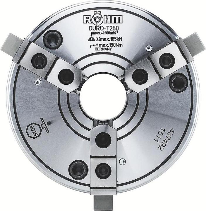 Produktbild Röhm DURO-T 400, KK 11, ISO 702-3, Stehbolzen und Bundmutter, Grund- und Aufsatzbacken