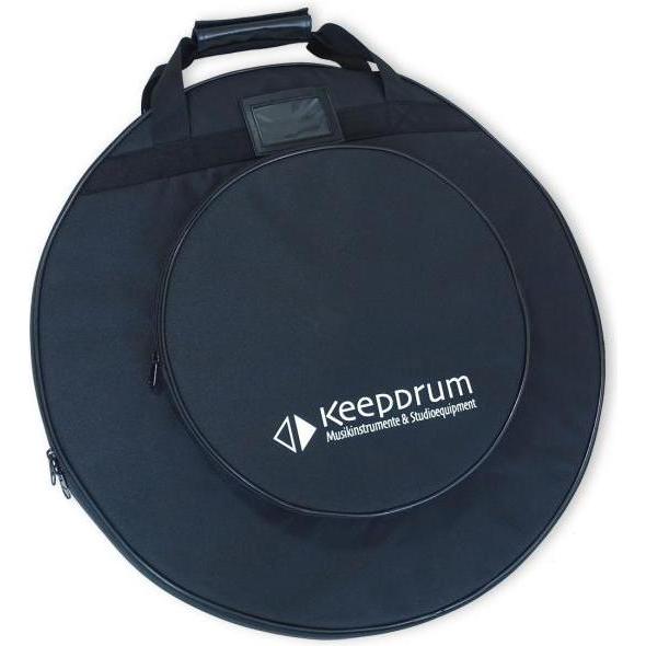 keepdrum Cymbal-Bag Beckentasche 22 Zoll, Instrumententasche + Koffer, Schwarz