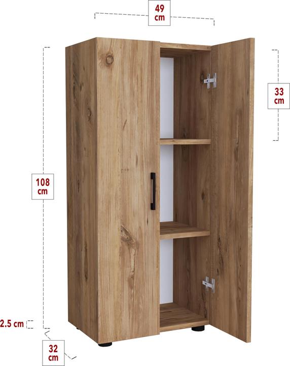 Produktbild En.Casa Snes (49 x 32 x 108 cm)