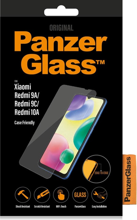 Actual product image PanzerGlass Case Friendly (1 Piece, Xiaomi Redmi 9C)
