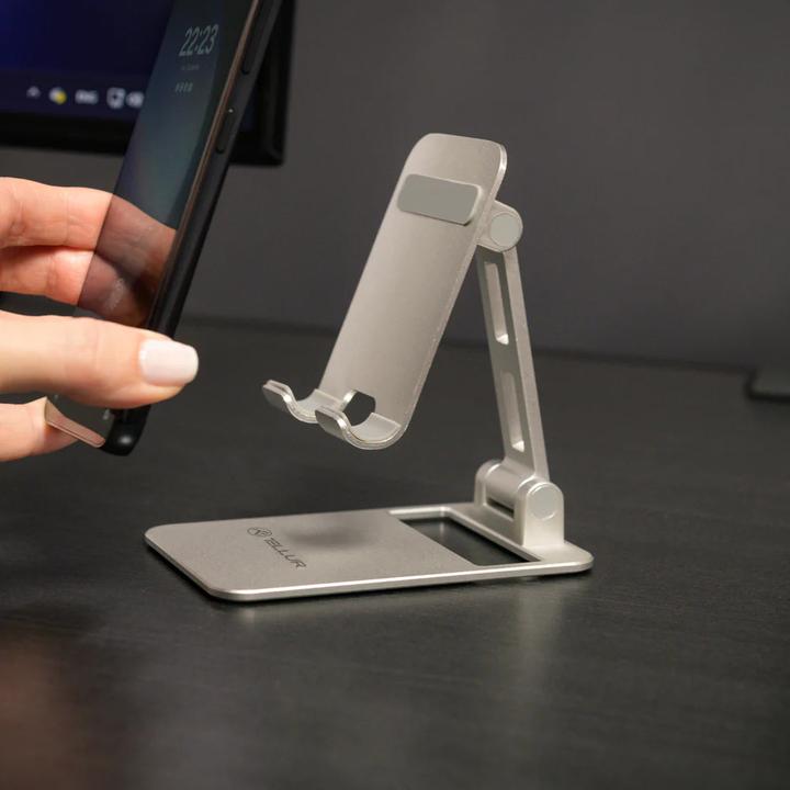 Actual product image Tellur Phone Holder for desk Aluminium Silver