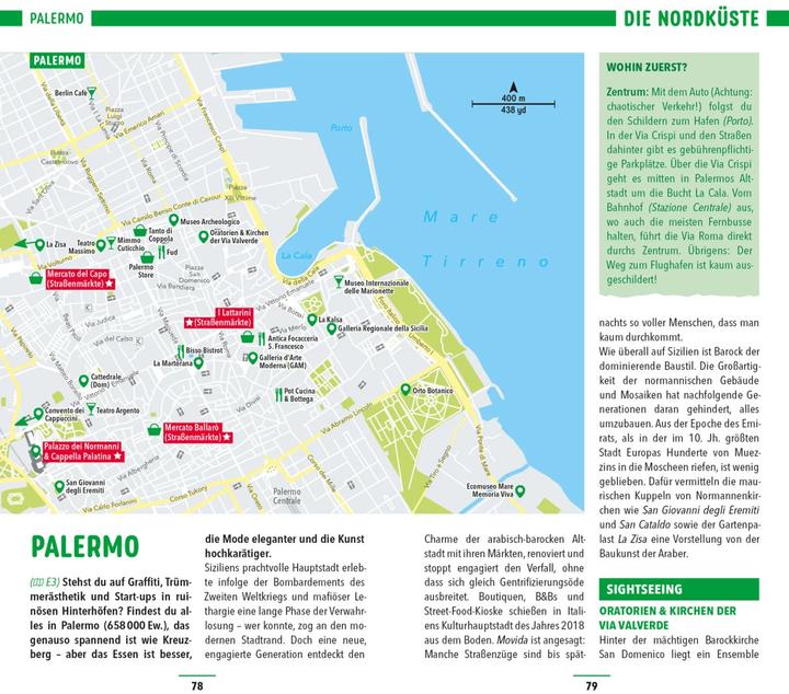 Produktbild Reiseführer Sizilien, Liparische Inseln (Deutsch, Hans Bausenhardt, Peter Peter, 2023)