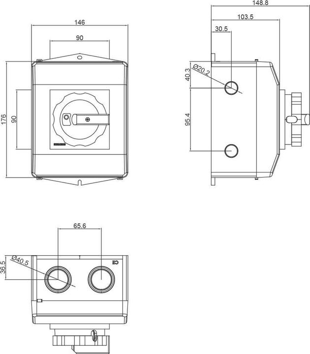 Actual product image Siemens Switch disconnector 3-pole