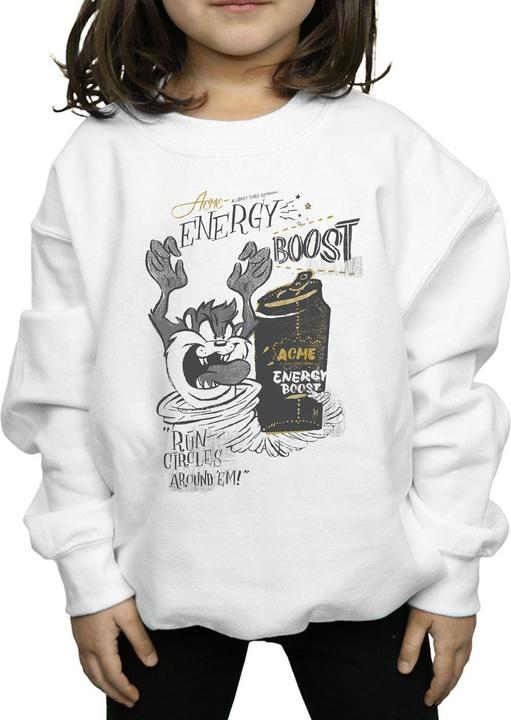 Produktbild Looney Tunes Taz Energy Boost Sweatshirt Mädchen (128)