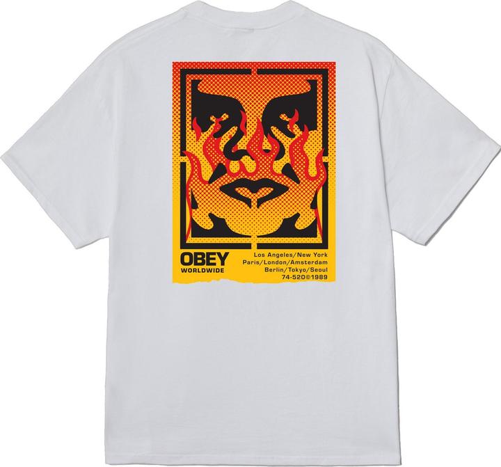 Produktbild Obey Icon Stencil Flame Classic T-Shirt (M)