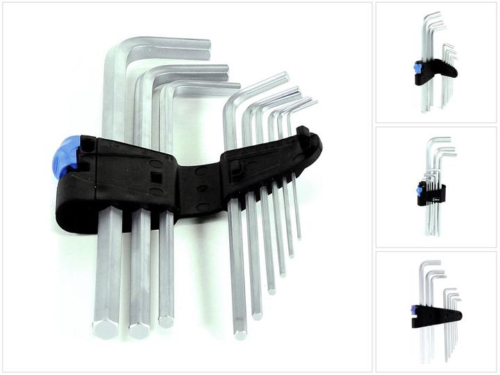 Actual product image Wera 950/9 L Hex-Plus HF 1 Angle wrench set for hexagon socket screws 9 pieces ( 05022130001 )