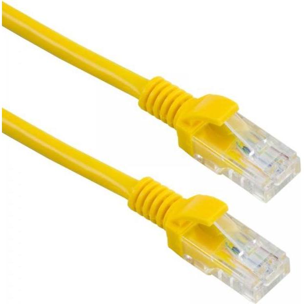 Sbox UTP-1Y CAT5E 1 M yellow (U/UTP, CAT5e, 1 m), Netzwerkkabel