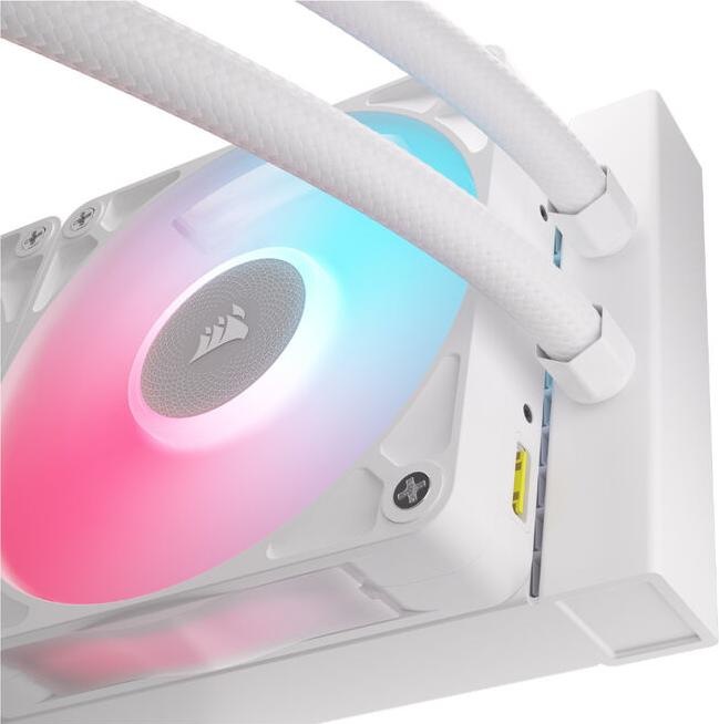 Produktbild Corsair iCUE LINK TITAN 240 RX LCD White AIO, 240mm Radiator, Liquid CPU Cooler (275 mm)