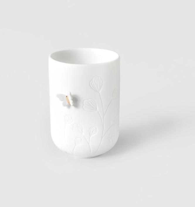 Räder Teelichthalter mit Schmetterlingsmotiv