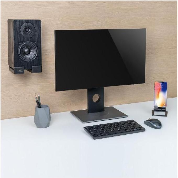 Actual product image Maclean adjustable audio tape wall mount, depth 90  154 mm (3.5" 6.1"), MC-932 (1 pair, Wall installation, Height-adjustable)