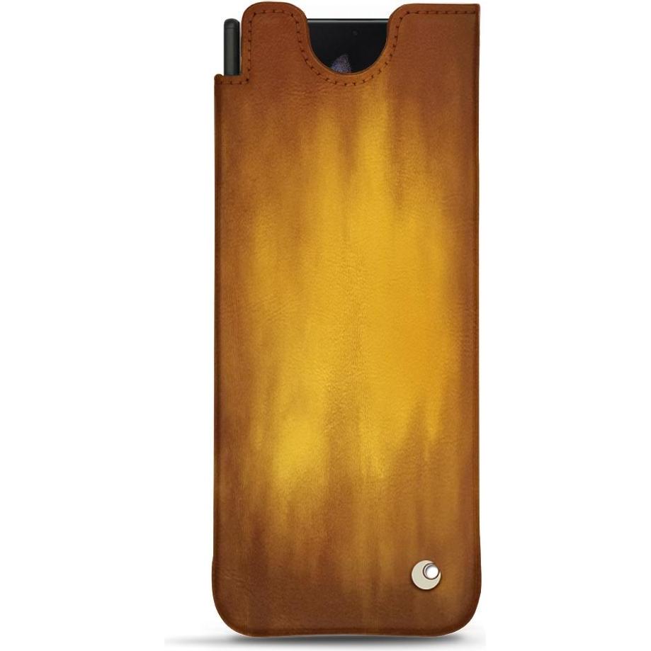 Thumbnail - Noreve Lederschutzhülle (Samsung Galaxy Z Fold3), Smartphone Hülle, Gold