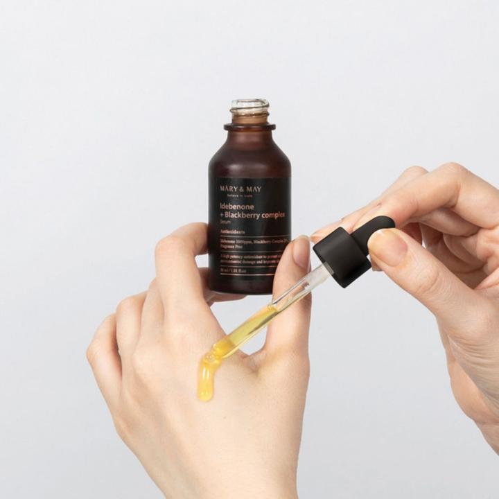 Actual product image Mary&May Idebenone +ackberry Complex Serum Smoothing Face Serum 30Ml (30 ml)