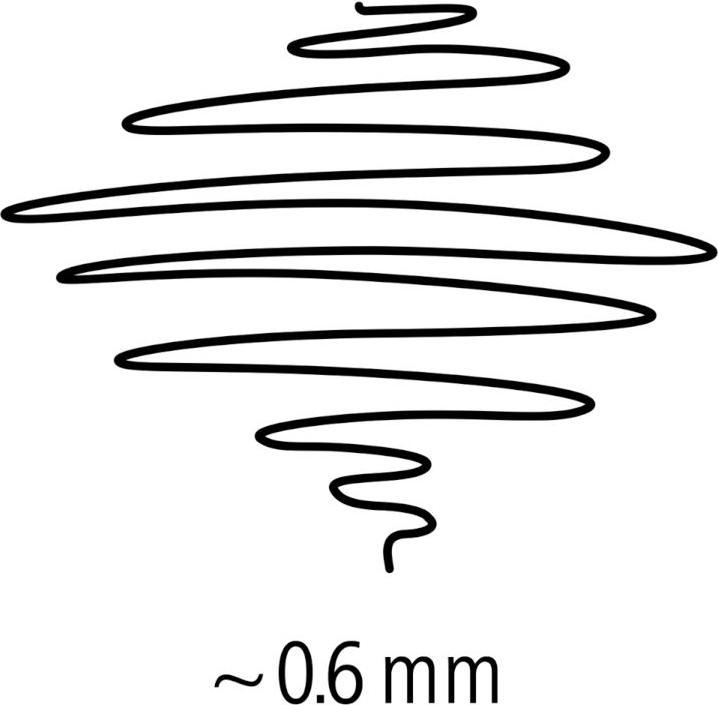 Image du produit Staedtler Crayon universel Lumocolor permanent F (Noir, 0.60 mm, 1 x)