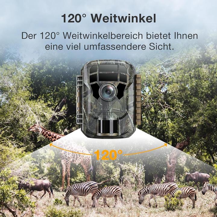 Image du produit Voopeak 2er Wildkamera-Set mit Bewegungsmelder & Nachtsicht, 2K HD