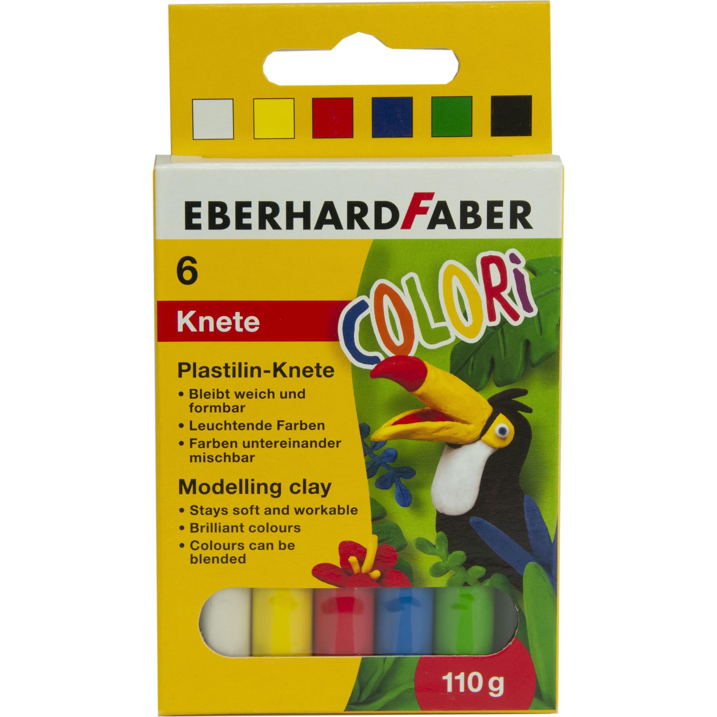 Thumbnail - EberhardFaber, Bastelpapier, Wachsknete Plastilin-Knete 6er Kartonetui, sortiert 6er Kartonetui (6 x)