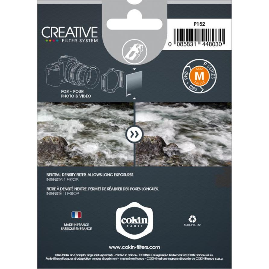 Thumbnail - Cokin Filter P152 ND 2 (84 mm, ND- / Graufilter, 62 mm), Objektivfilter, Grau