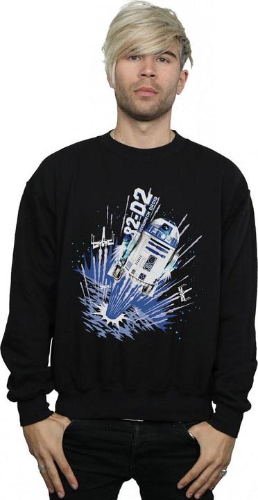 Actual product image Star Wars Mens R2-D2 Blast Off Sweatshirt (3XL)
