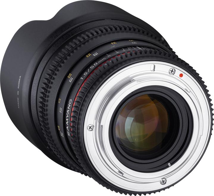 Actual product image Samyang 50mm T1.5 VDSLR Canon (Canon EF, full size)