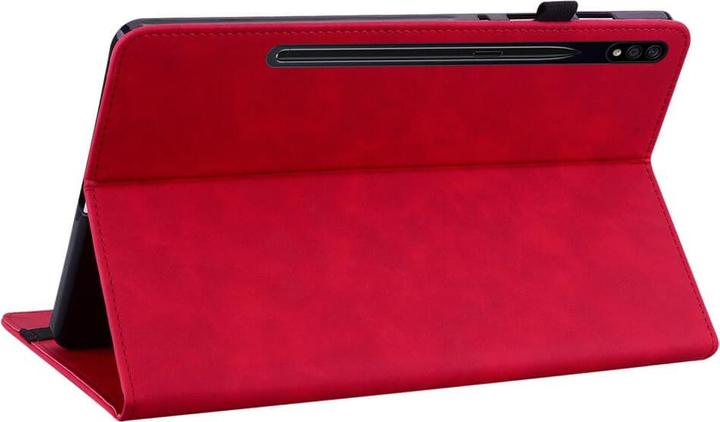 Produktbild Cover-Discount Galaxy Tab S9+ - Schutzhüllle mit Zipper Tasche rot (Galaxy Tab S9+, Galaxy Tab S10+, Galaxy Tab S9 FE)